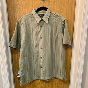 Axcess (Claiborne) Button Down Casual SS Shirt L
